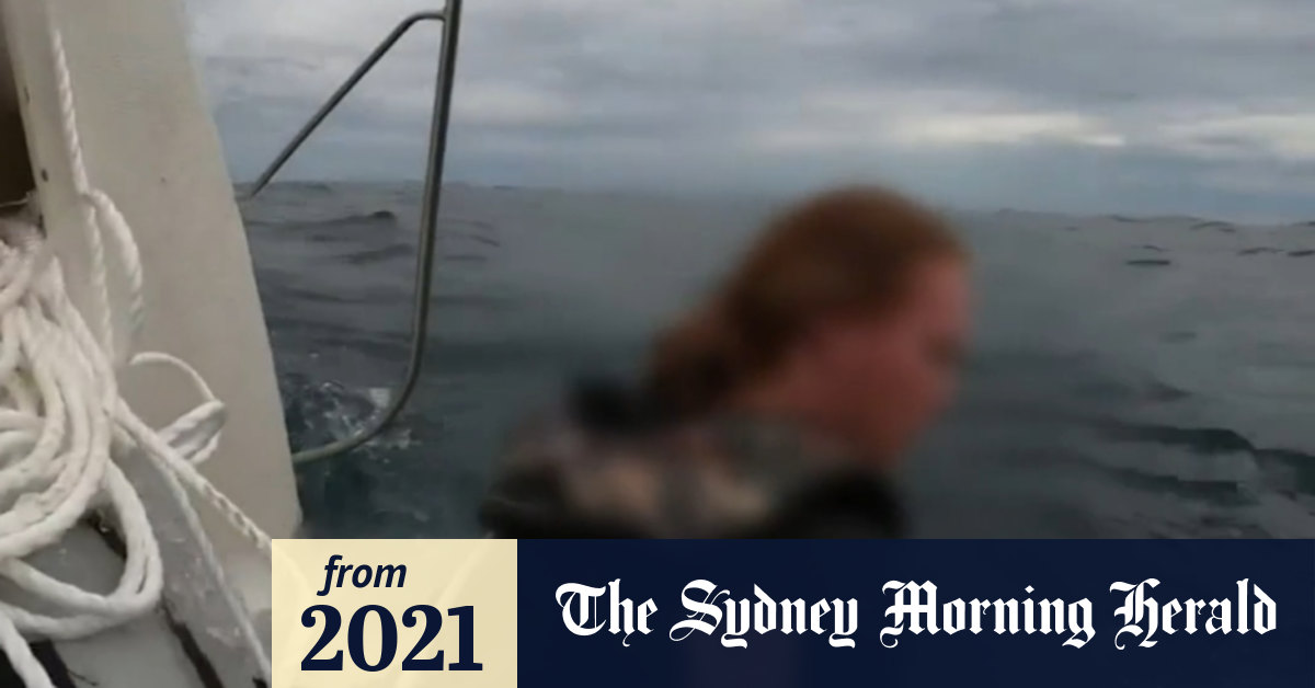 Video Young fishermen rescued after boat sinks off WA coast